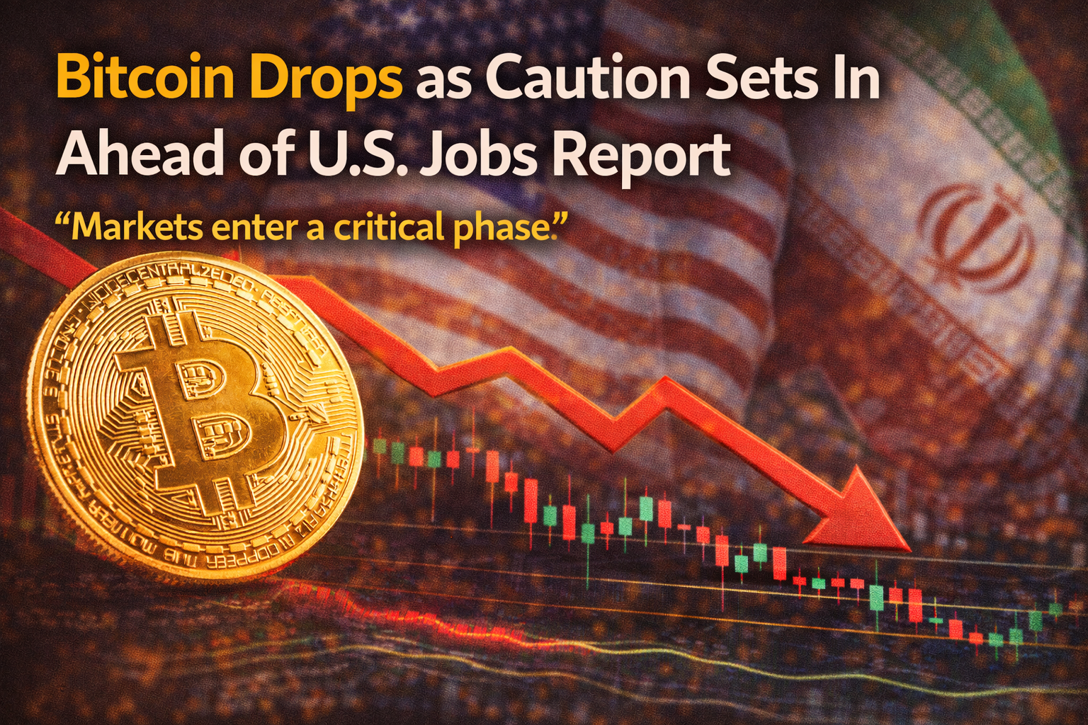 Bitcoin Slips as Traders Turn Cautious Ahead of U.S. Jobs Report