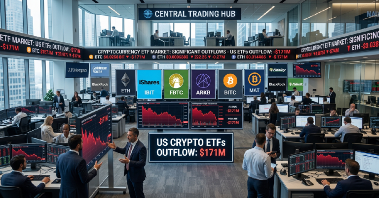 Institutional Investors Withdraw $171M from US Crypto ETFs