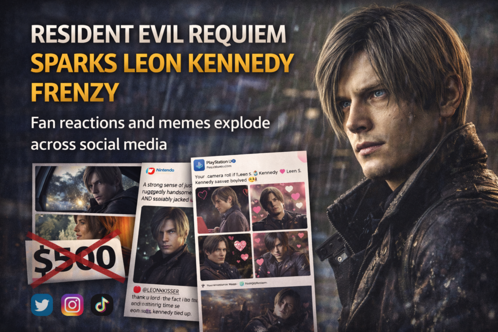 Resident Evil Requiem Sparks Leon Kennedy Frenzy
