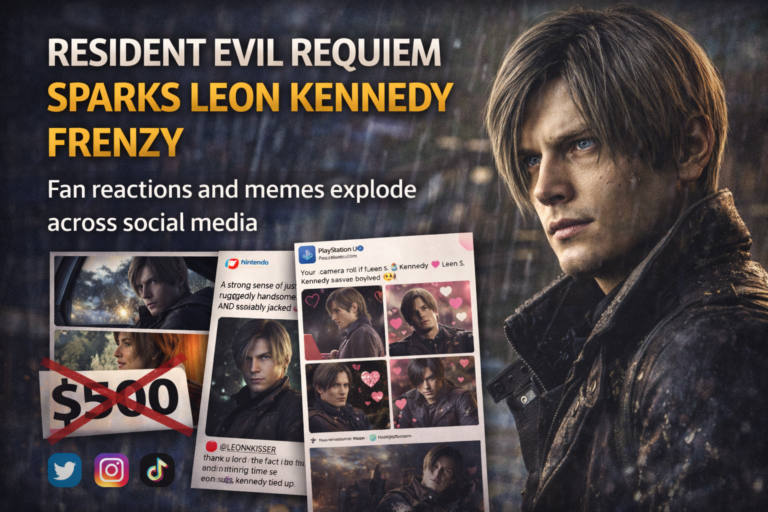 Resident Evil Requiem Sparks Leon Kennedy Frenzy