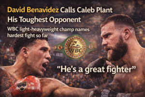 David Benavidez Says Caleb Plant Was His Toughest Fight