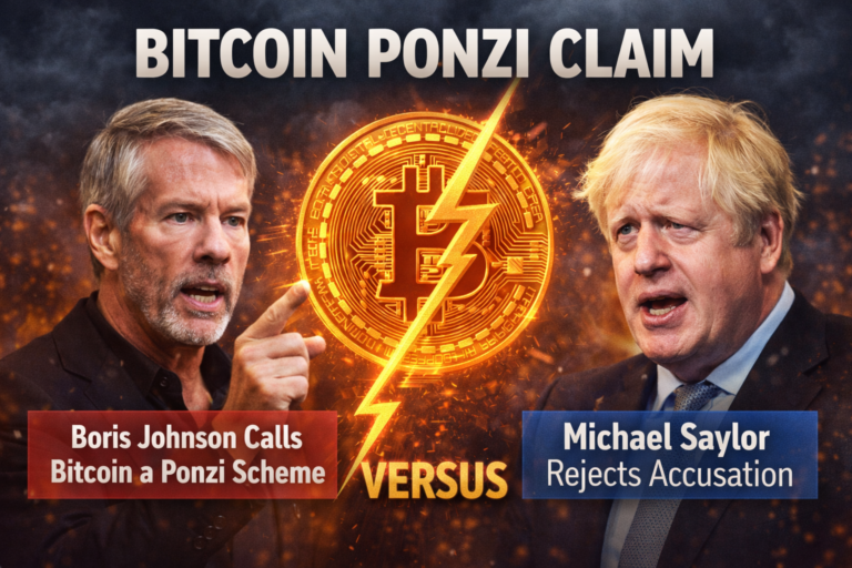 Michael Saylor Rejects Boris Johnson’s Bitcoin Ponzi Claim