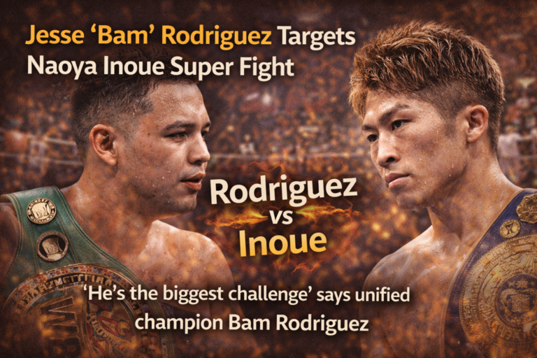 Jesse ‘Bam’ Rodriguez Eyes Naoya Inoue Super Fight After Bantamweight Move