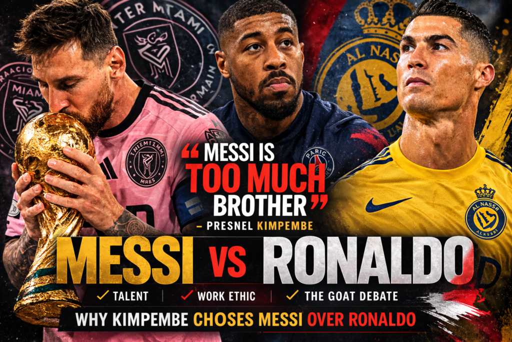 Kimpembe Explains Why Messi Is Ahead of Ronaldo