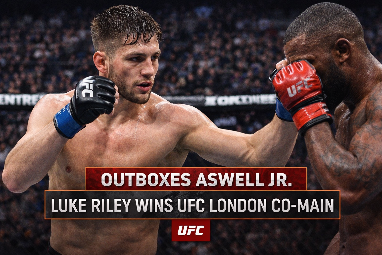 Luke Riley Outboxes Aswell at UFC London Co-Main