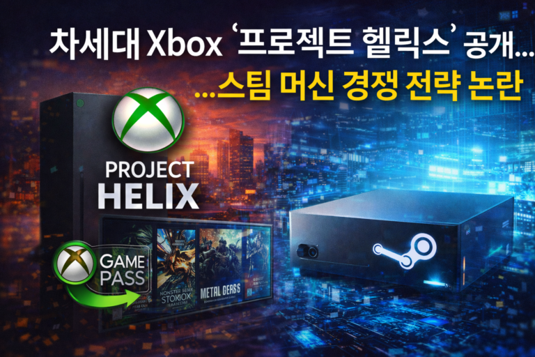 차세대 Xbox ‘프로젝트 헬릭스’ 공개… 스팀 머신 경쟁 전략 논란