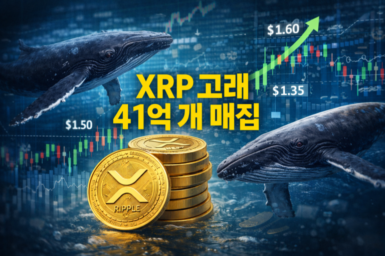 XRP 고래 투자자, 시장 급락 이후 41억개 매집