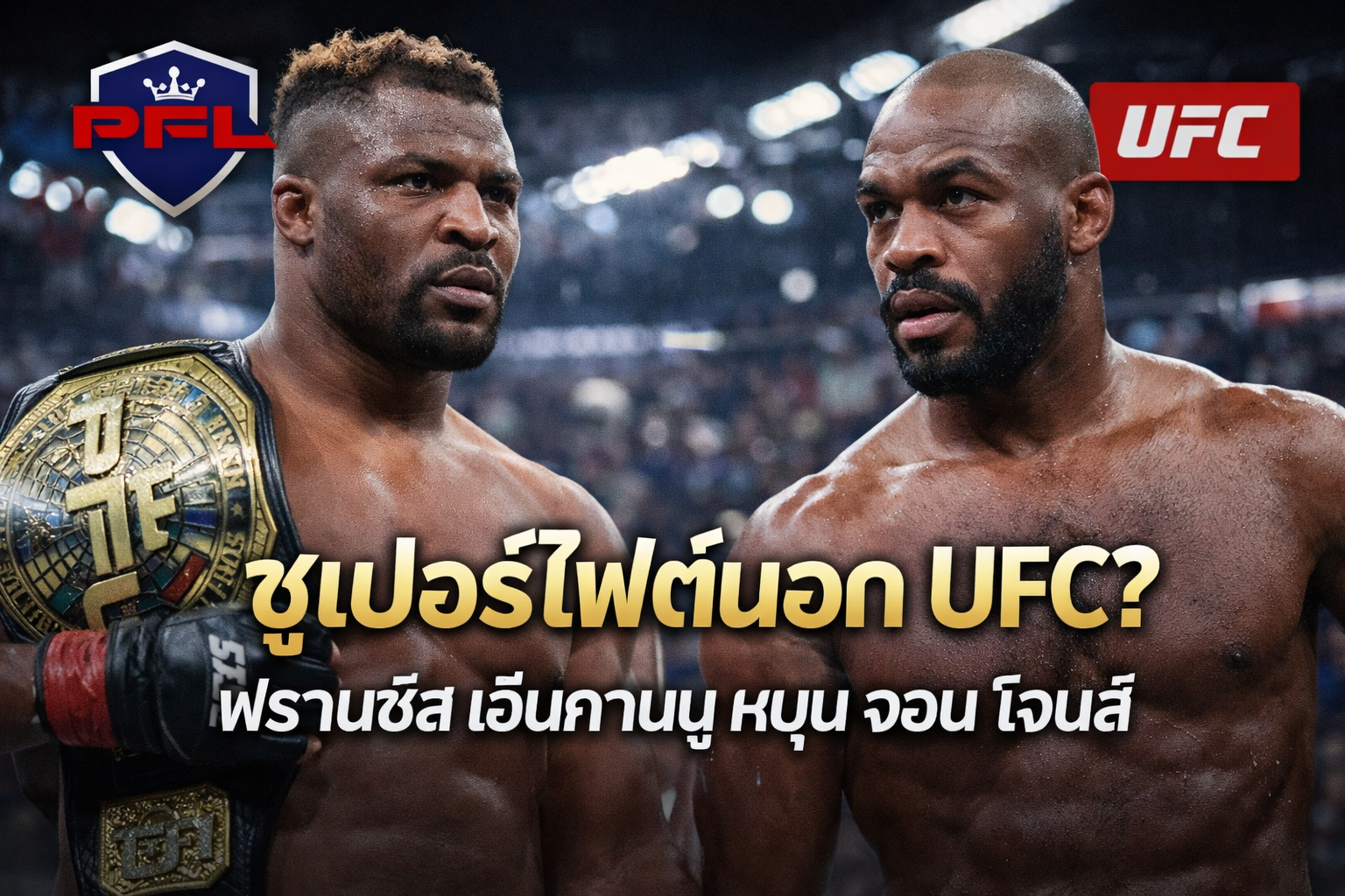ฟรานซิส เอ็นกานนู หนุน จอน โจนส์ พร้อมเปิดทางซูเปอร์ไฟต์ หากแยกทาง UFC