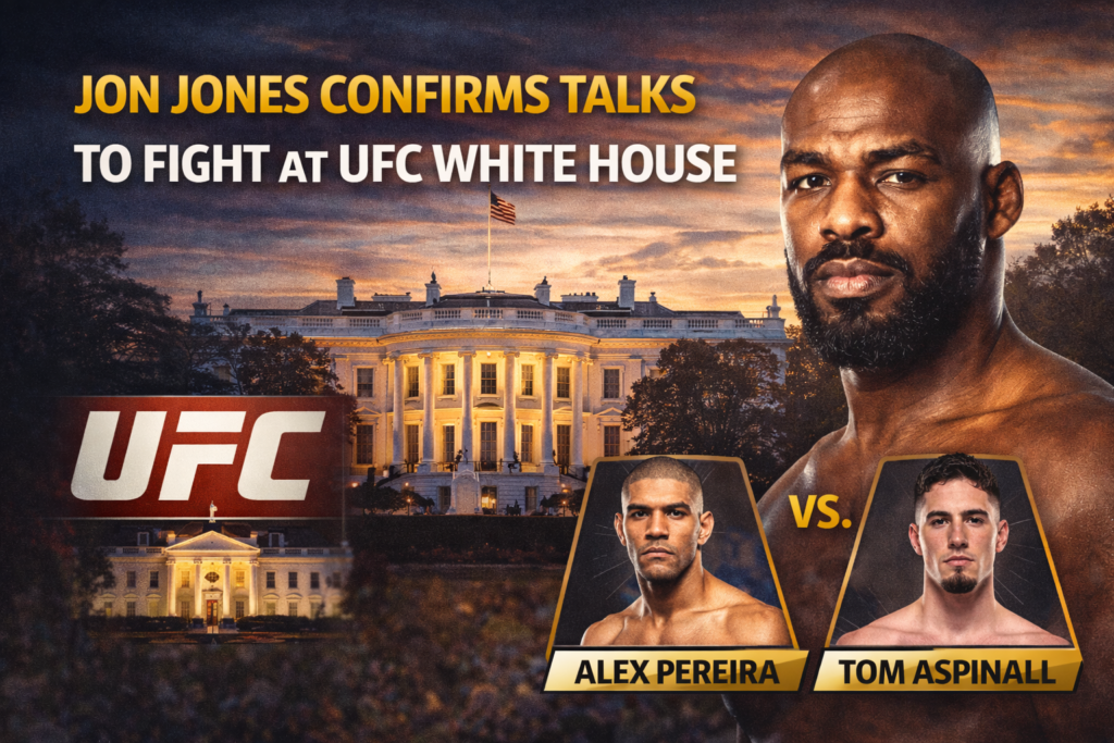 Jon Jones Confirms UFC White House Fight Talks