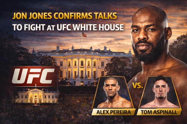 Jon Jones Confirms UFC White House Fight Talks