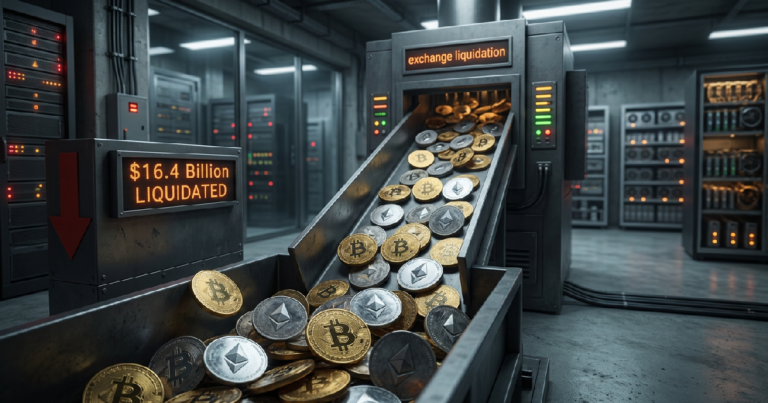 Bitcoin and Ethereum Lead $16.4 Billion Crypto Liq