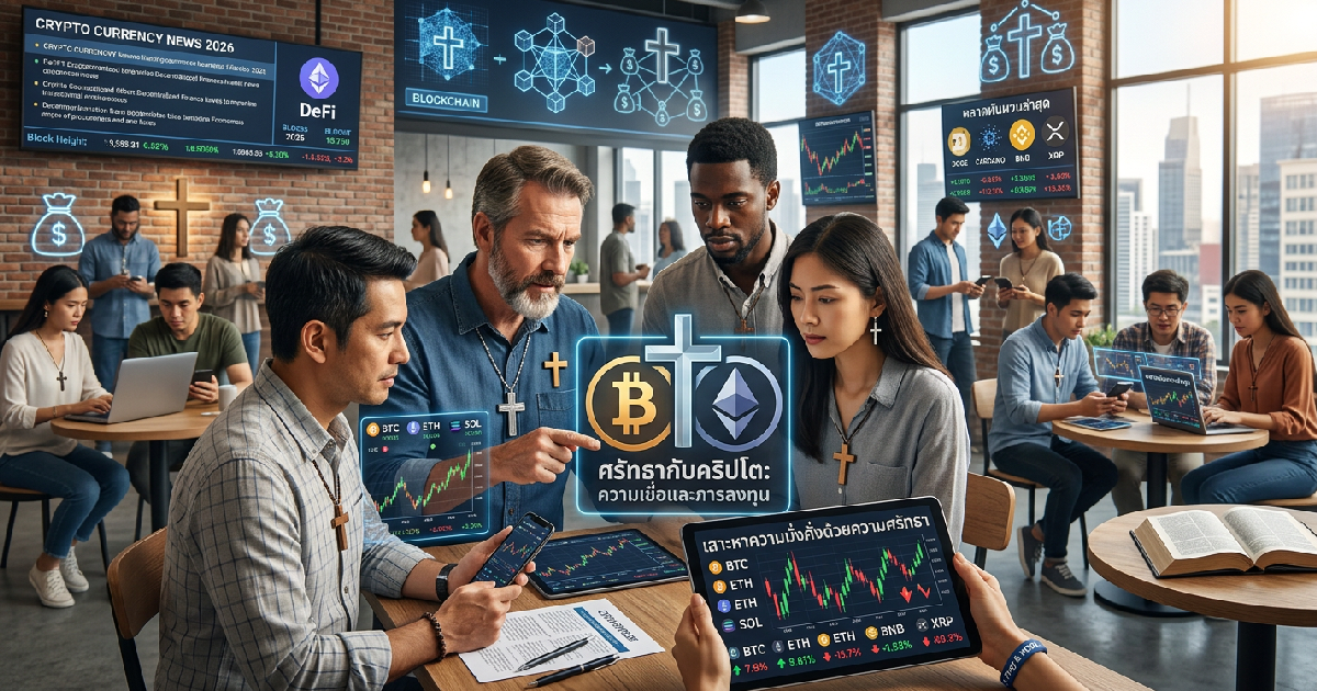 ชาวคริสต์บางส่วนทุ่มลงทุนคริปโตเต็มตัวท่ามกลางตลาดผันผวน