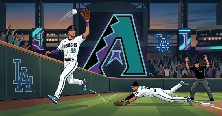 Diamondbacks beat Dodgers 4-1 in defensive masterclass