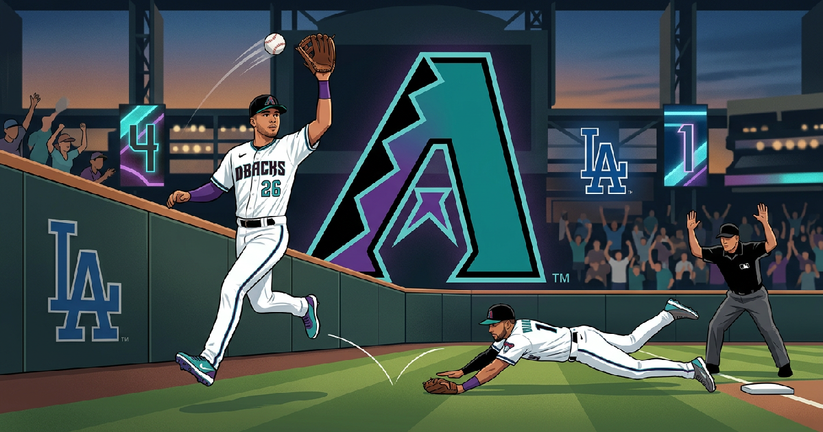 Diamondbacks beat Dodgers 4-1 in defensive masterclass