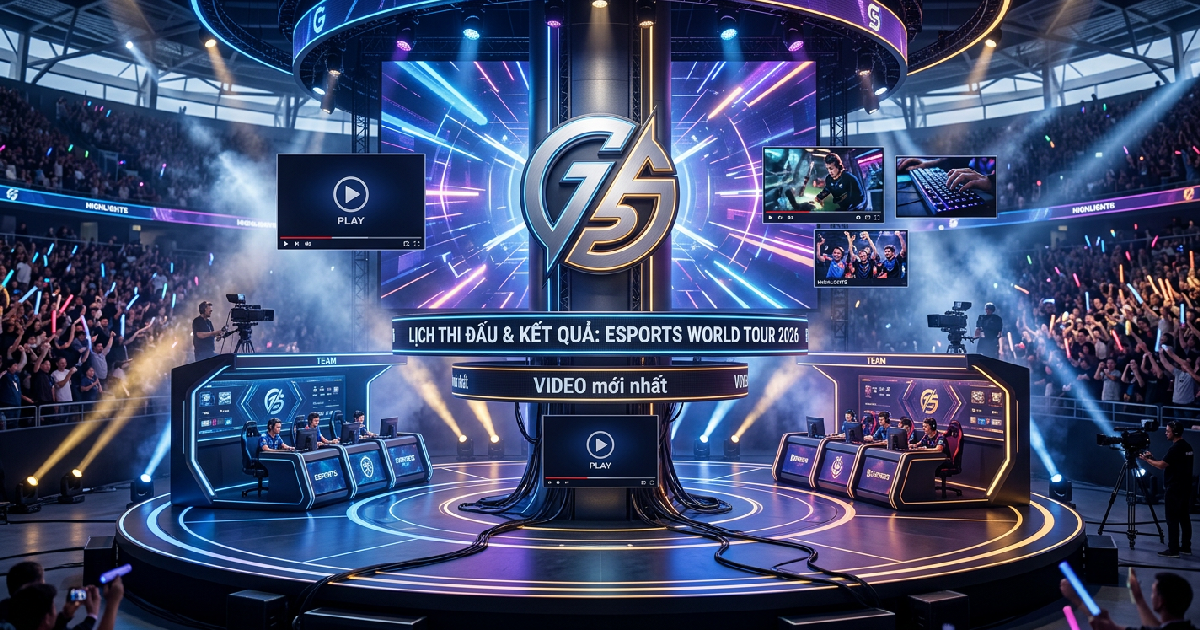 Lịch thi đấu và kết quả Gaming bùng nổ với video mới