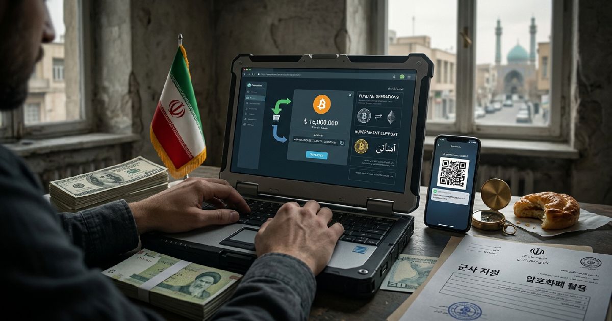 이란 암호화폐 활용한 대미 전쟁 자금 조달 정황 포착