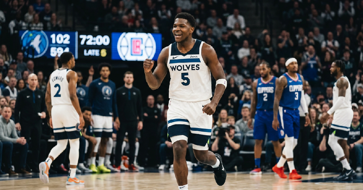 Anthony Edwards leads Timberwolves past Los Angeles Clippers