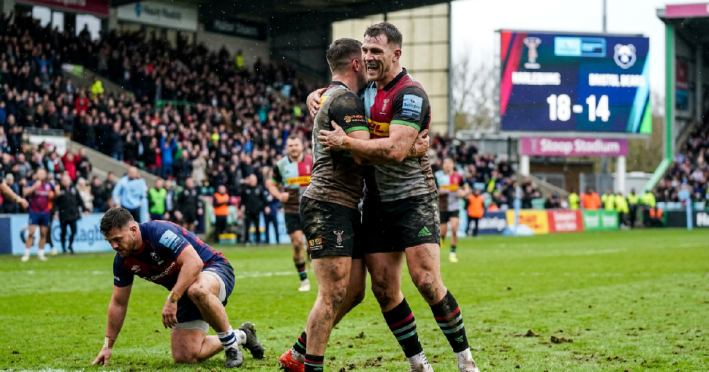 Harlequins Defeat Bristol 18-14 in Gritty Premiership Clash