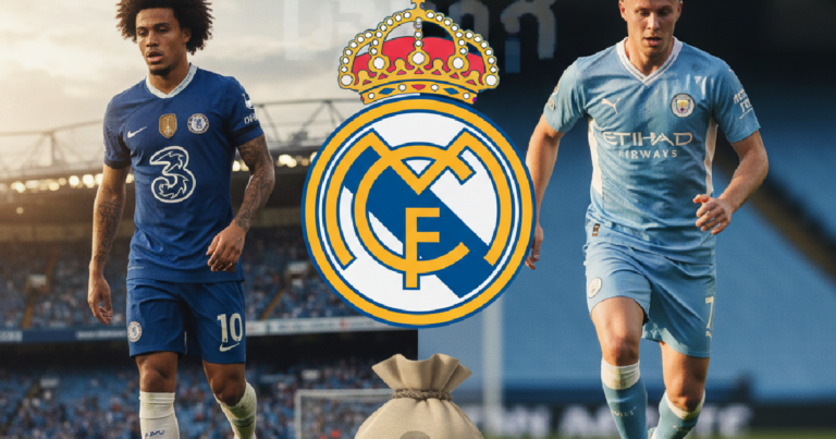Real Madrid move for £87m Man City star hits Chelsea star plans