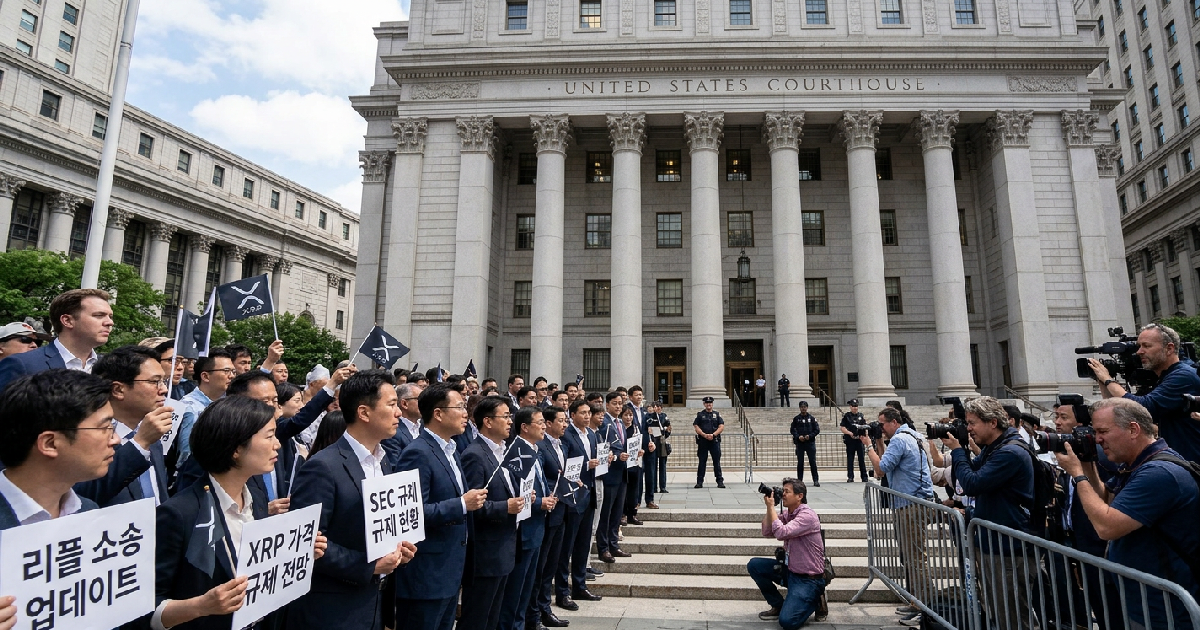 리플 SEC 법적 분쟁 종착역 XRP 향후 행방 주목