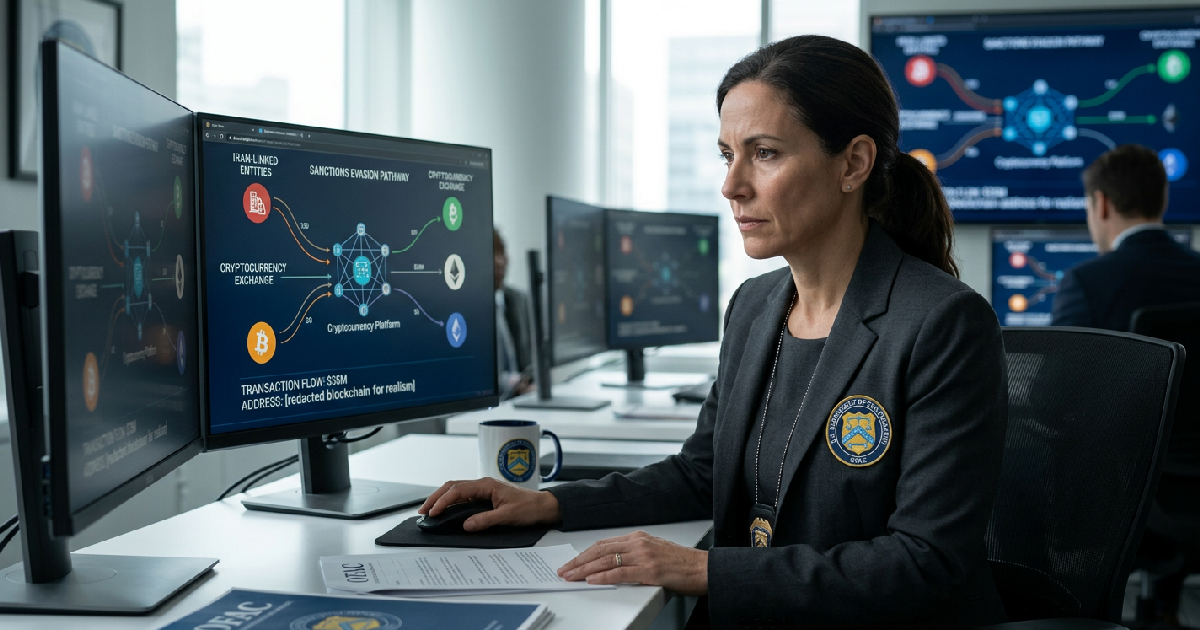 미국 재무부 이란 제재 회피 돕는 암호화폐 플랫폼 정밀 조사