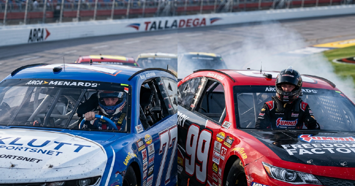 Andy Jankowiak và Cleetus McFarland gây ấn tượng mạnh tại giải đua ARCA Talladega