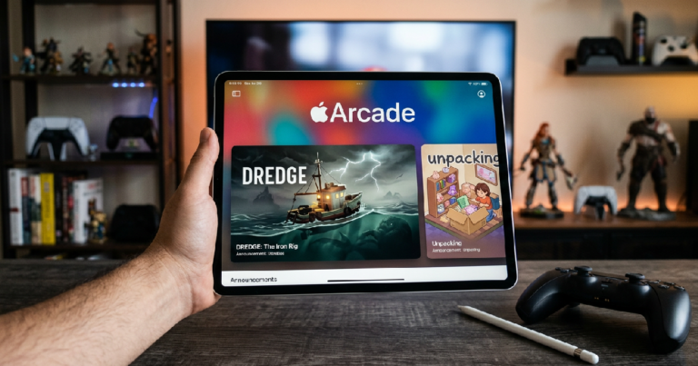 애플 아케이드 4월 드레지 완전판과 언패킹 동시 출격