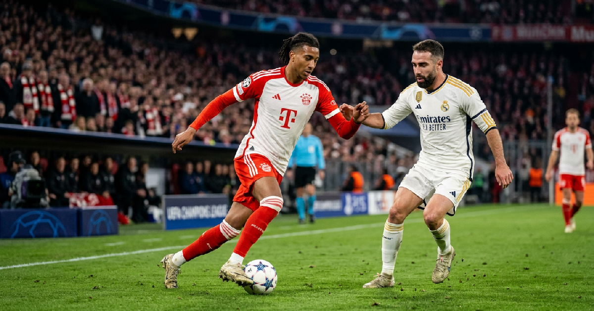 Chiến thuật tấn công biên giúp Bayern Munich vượt qua Real Madrid