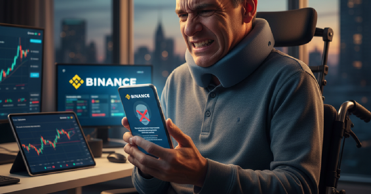 Binance gặp rắc rối khi lỗi Face ID khóa tài khoản của bệnh nhân ALS