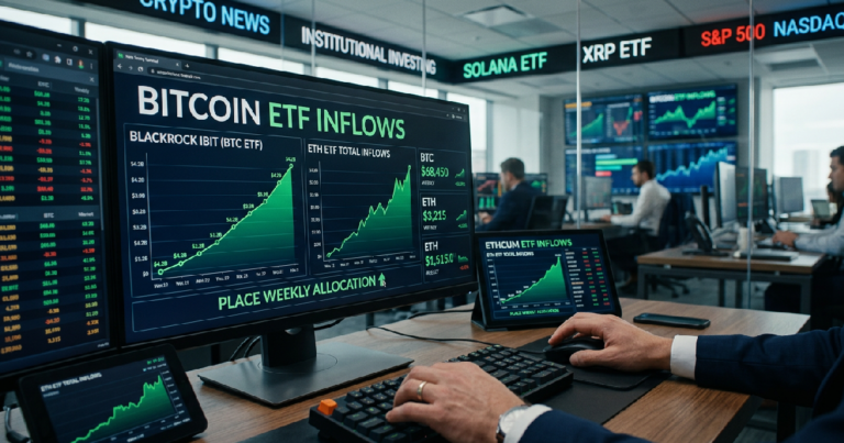 Bitcoin and Ethereum ETFs Lead Strong Inflows in Weekly Recap