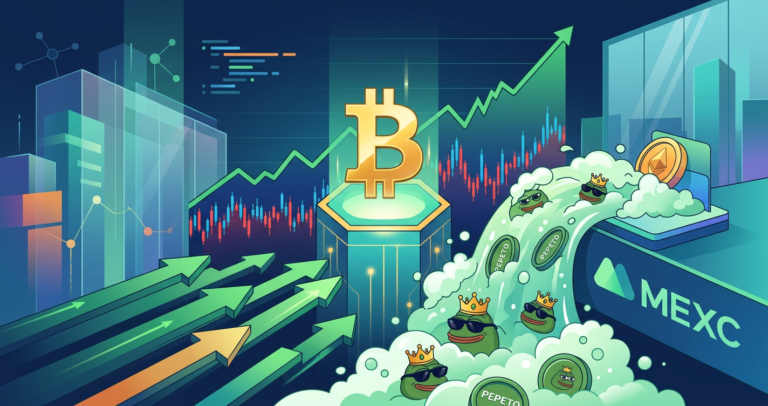 Bitcoin รักษาระดับความแข็งแกร่งท่ามกลางแรงซื้อสะสมจากสถาบันและกระแส Pepeto บน MEXC