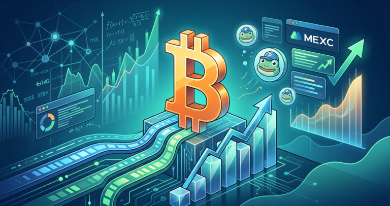 Bitcoin รักษาระดับความแข็งแกร่งท่ามกลางแรงซื้อสะสมจากสถาบันและกระแส Pepeto บน MEXC