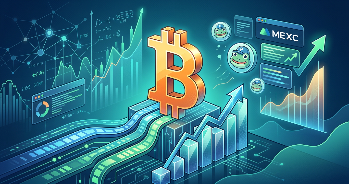 Bitcoin รักษาระดับความแข็งแกร่งท่ามกลางแรงซื้อสะสมจากสถาบันและกระแส Pepeto บน MEXC