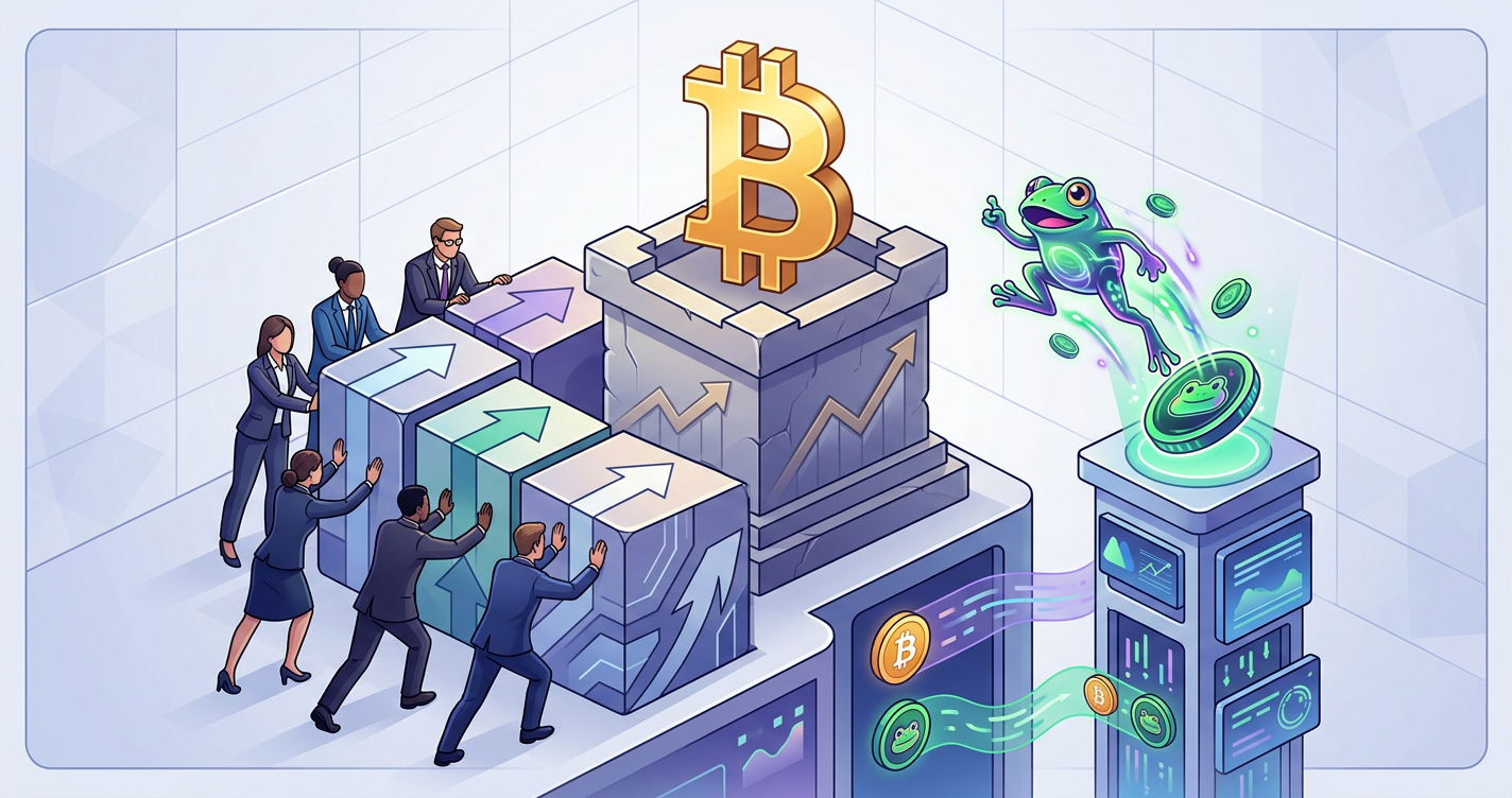 Bitcoin รักษาระดับความแข็งแกร่งท่ามกลางแรงซื้อสะสมจากสถาบันและกระแส Pepeto บน MEXC