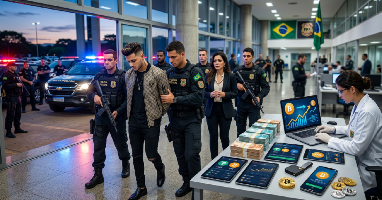 Brazil Police Detain Singers in Major Crypto Money Laundering Probe