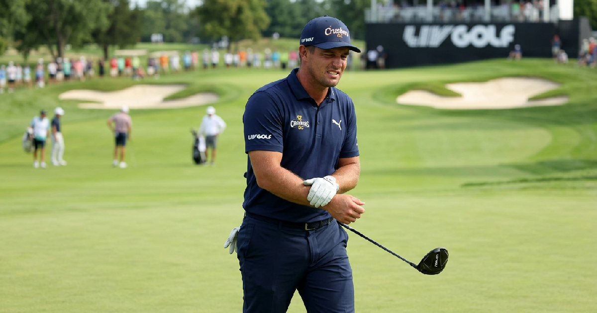 Bryson DeChambeau rút lui khỏi LIV Golf vì chấn thương cổ tay tái phát