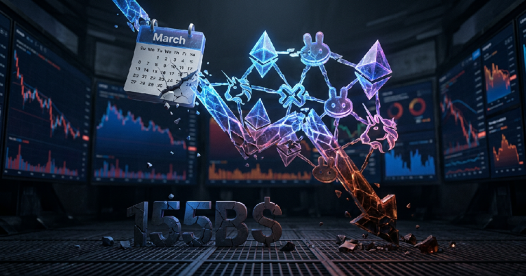 DEX 3월 현물 거래량 1550억 달러로 급감하며 6개월 만에 최저