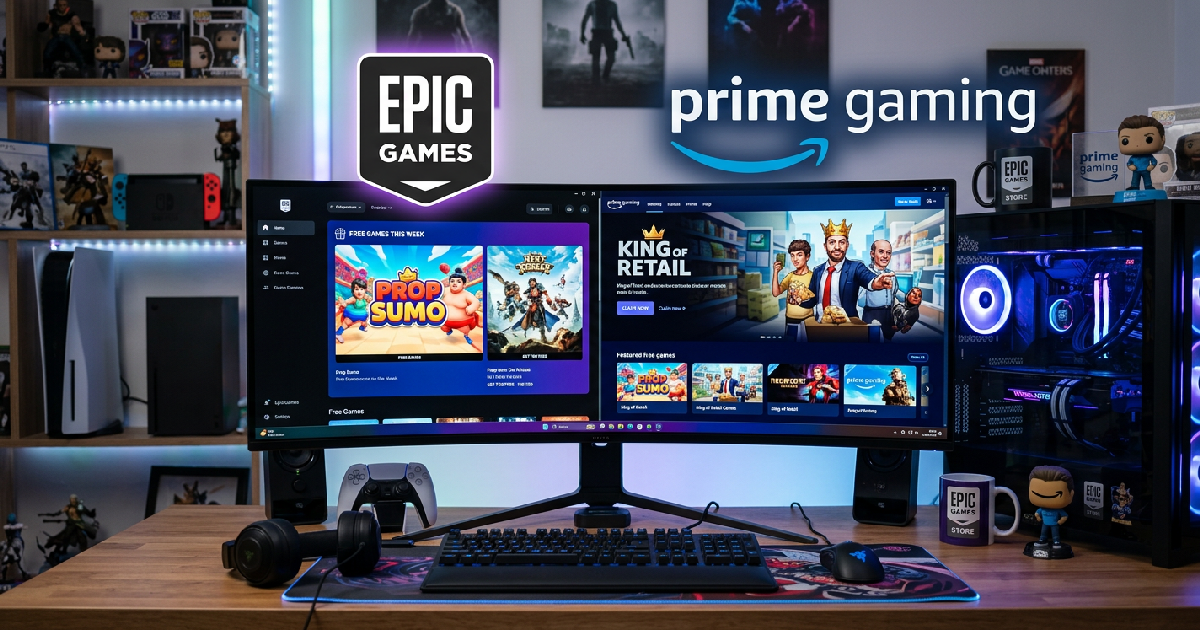 Epic Games và Amazon tặng loạt game miễn phí mới trong tháng này