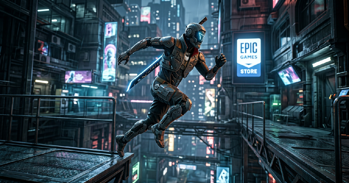 Epic Games Store Confirms Ghostrunner as April 9 Free Game