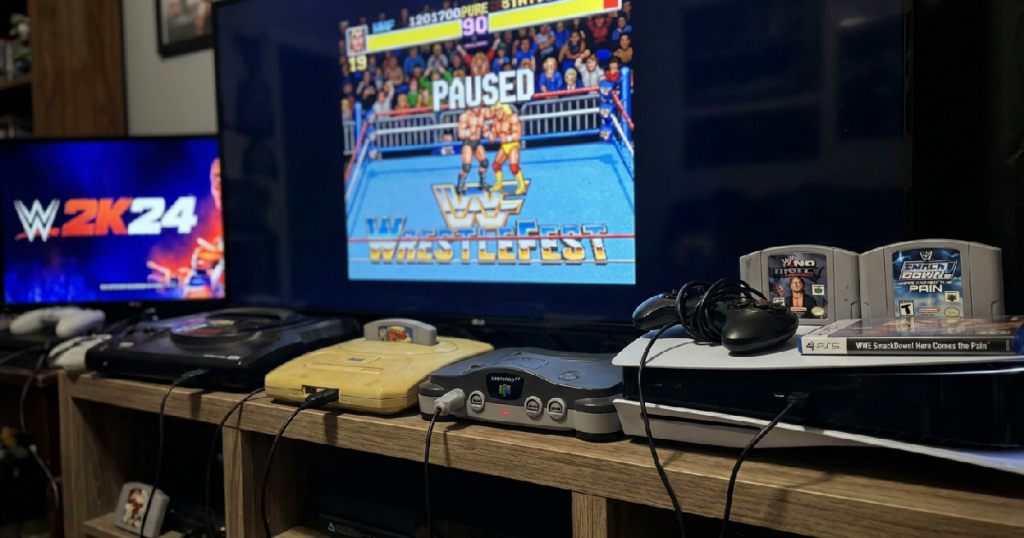 Evolution of Wrestling Video Games from WrestleFest to 2K25