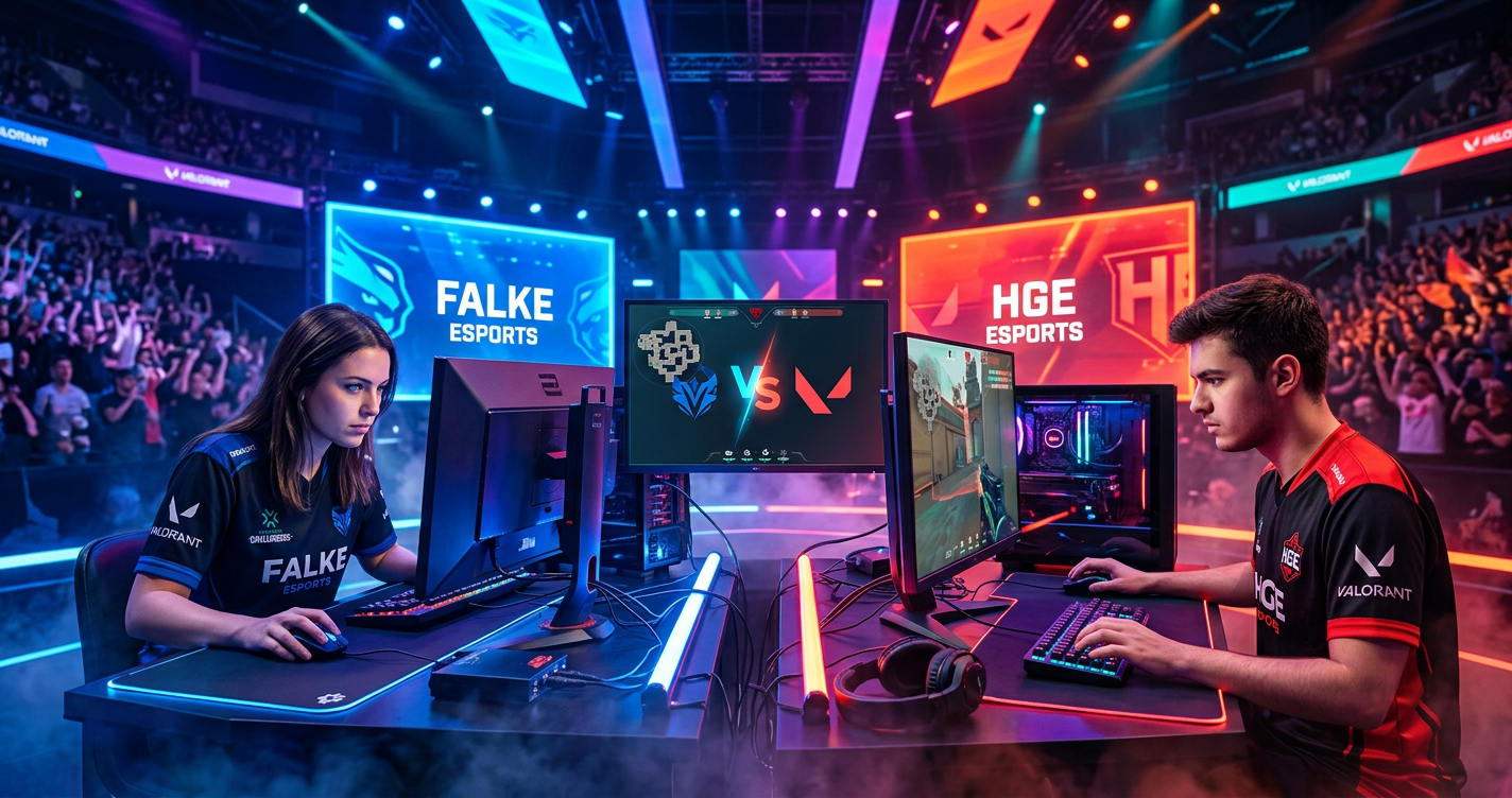 Falke Esports와 HGE Esports 발로란트 맞대결 전술 분석