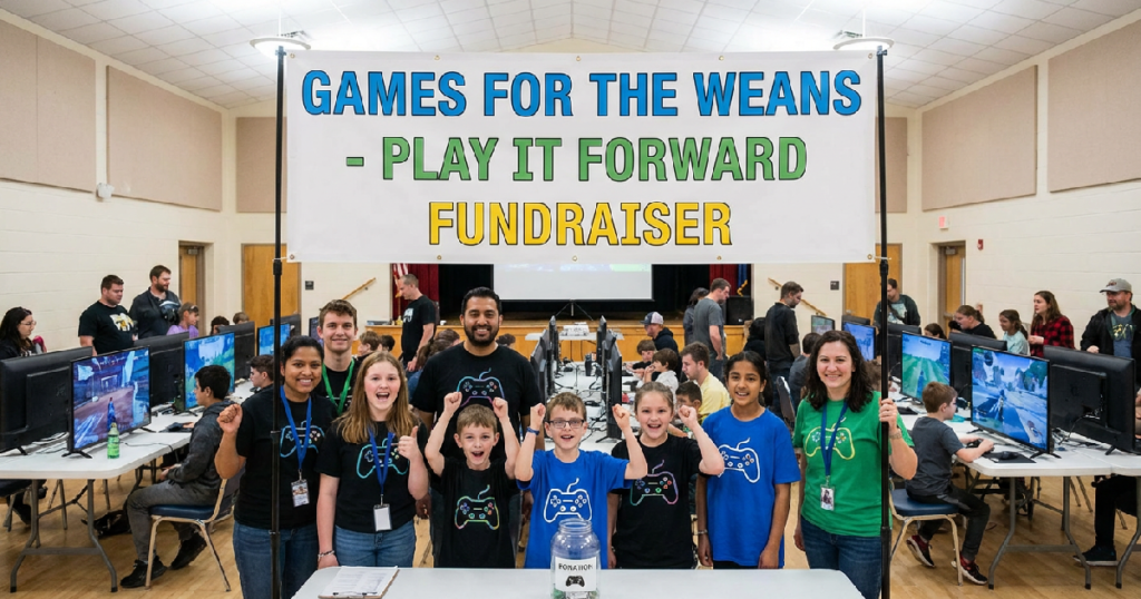 Games for the Weans launches Play It Forward fundraiser