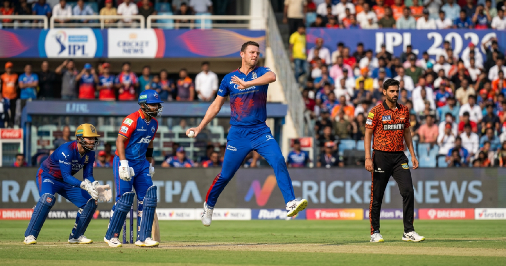 Hazlewood and Bhuvneshwar Lead Bengaluru Rout of Delhi Capitals
