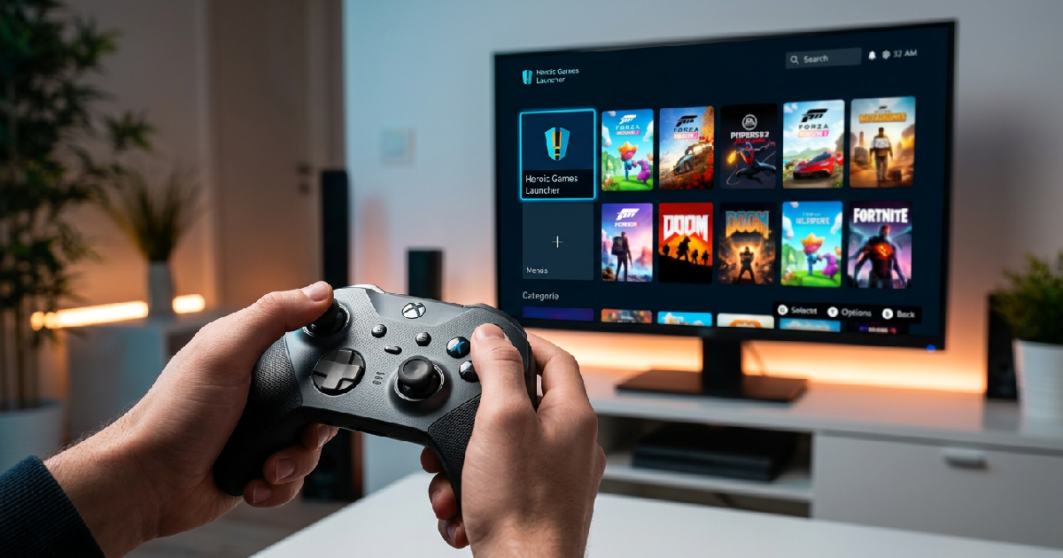 Heroic Games Launcher ra mắt giao diện toàn màn hình chuẩn console