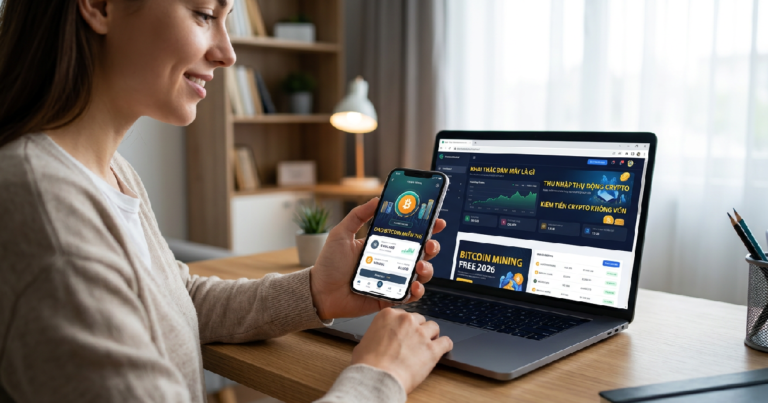 Cách tạo thu nhập thụ động từ đào Bitcoin miễn phí không cần đầu tư