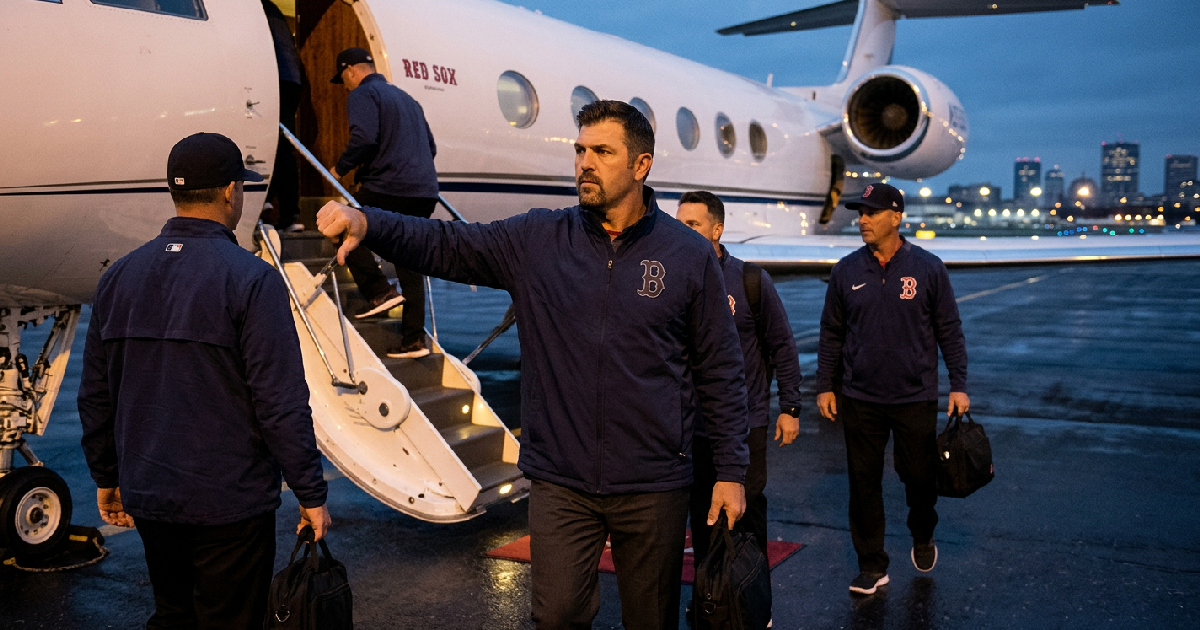 Jason Varitek Signals Displeasure as Alex Cora Leaves Red Sox