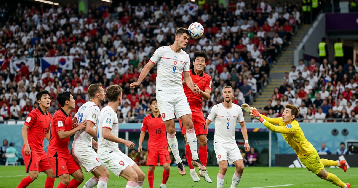 한국 첫 상대 체코 정교한 세트피스와 공중볼 위협 경계 대상