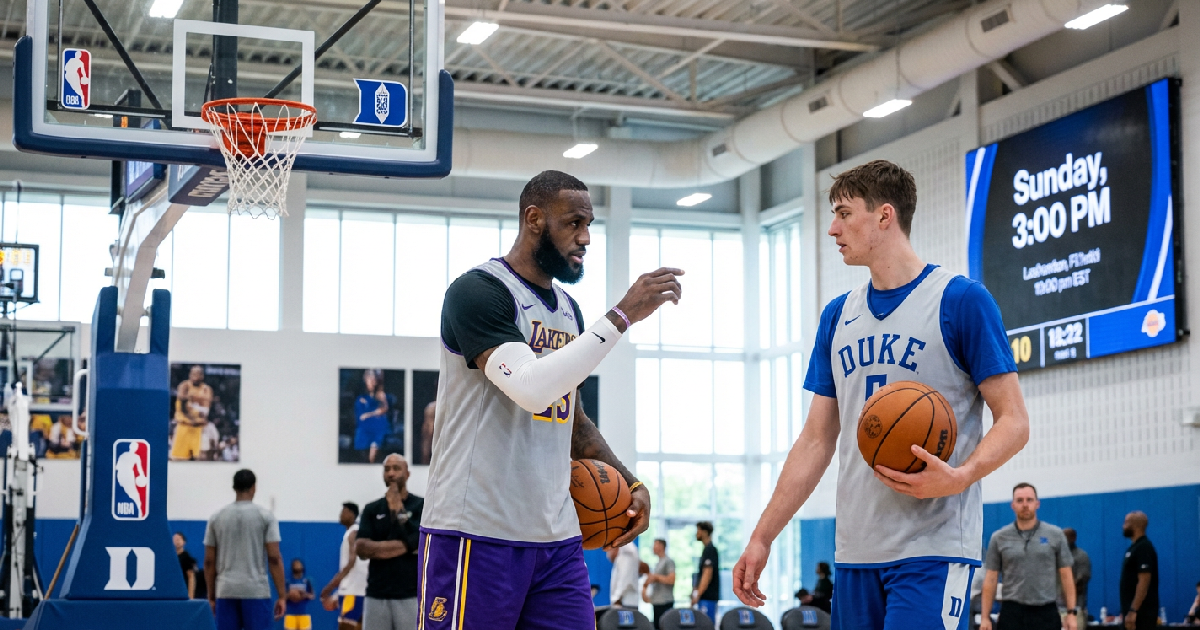 LeBron James เตรียมเผชิญหน้า Cooper Flagg ในวันอาทิตย์นี้