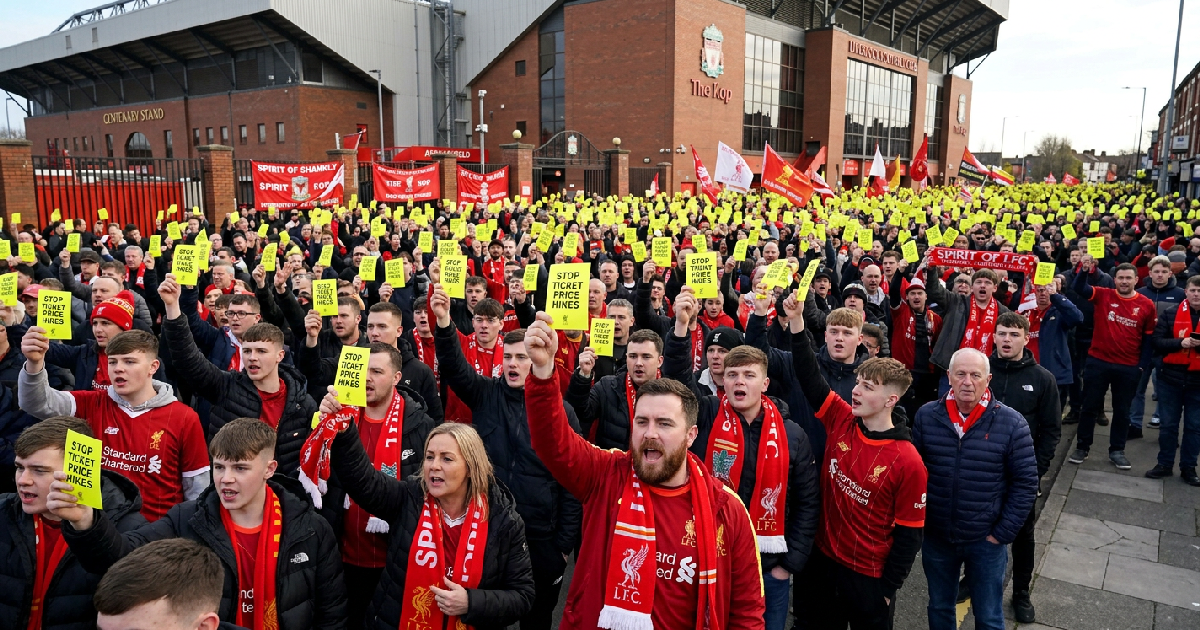 Liverpool Ticket Protest Highlights Growing Tension Over Anfield Price Hikes