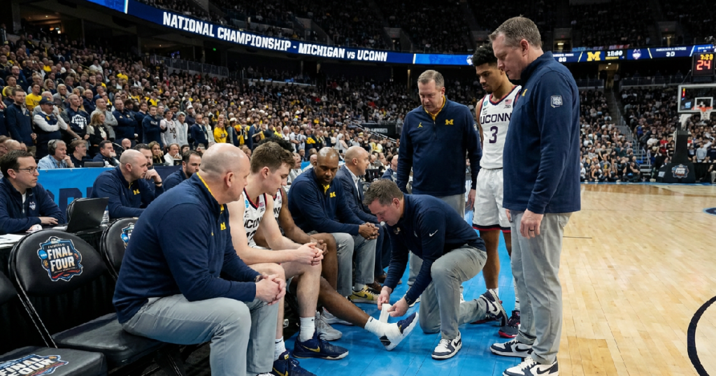 Michigan Basketball Injury Report for UConn Final